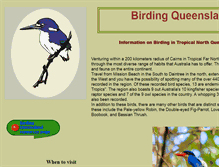 Tablet Screenshot of birdingqueensland.com.au